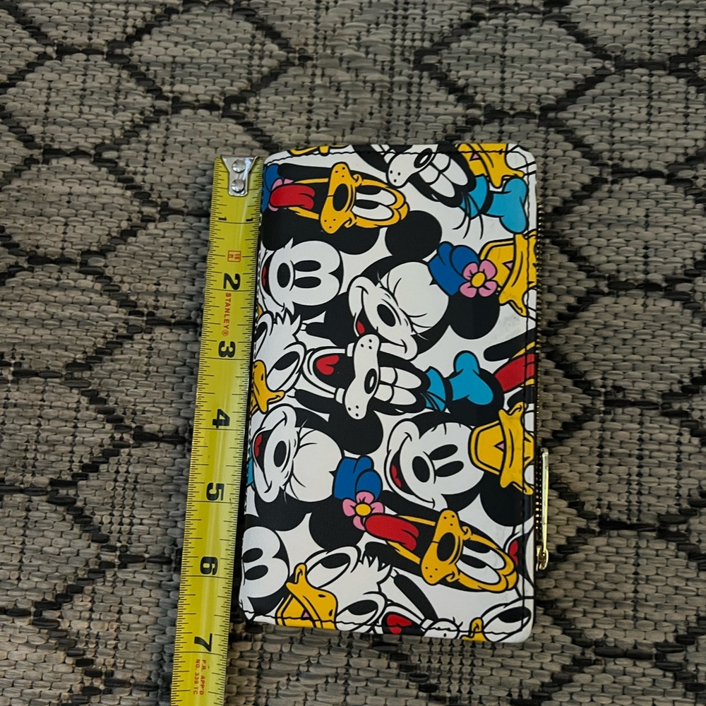 Disney Colorful Cartoon Character Wallet- Mickey, Donald, Goofy - Picture 6 of 6